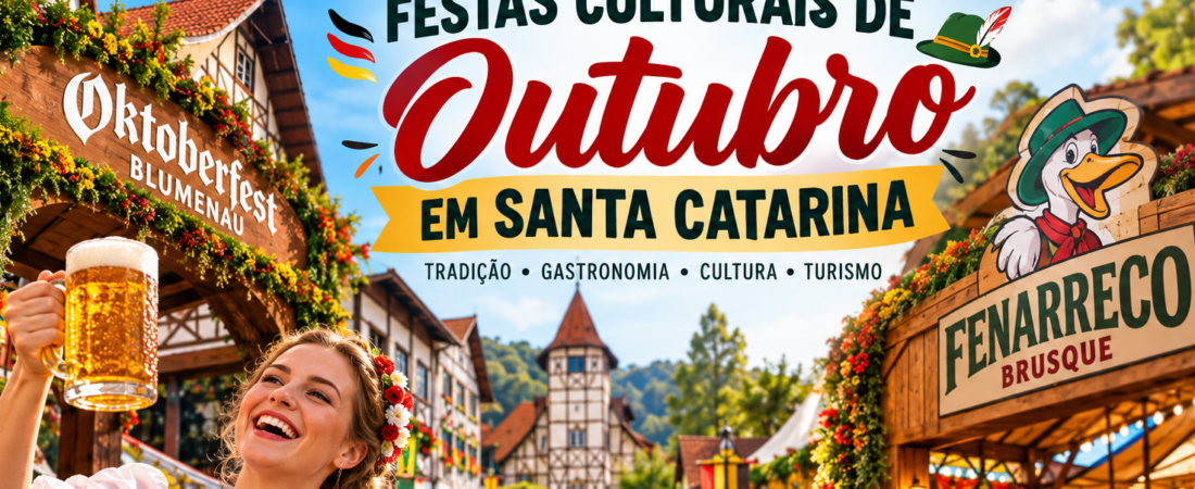 Festas culturais de outubro em Santa Catarina: conheça as tradições que encantam os visitantes